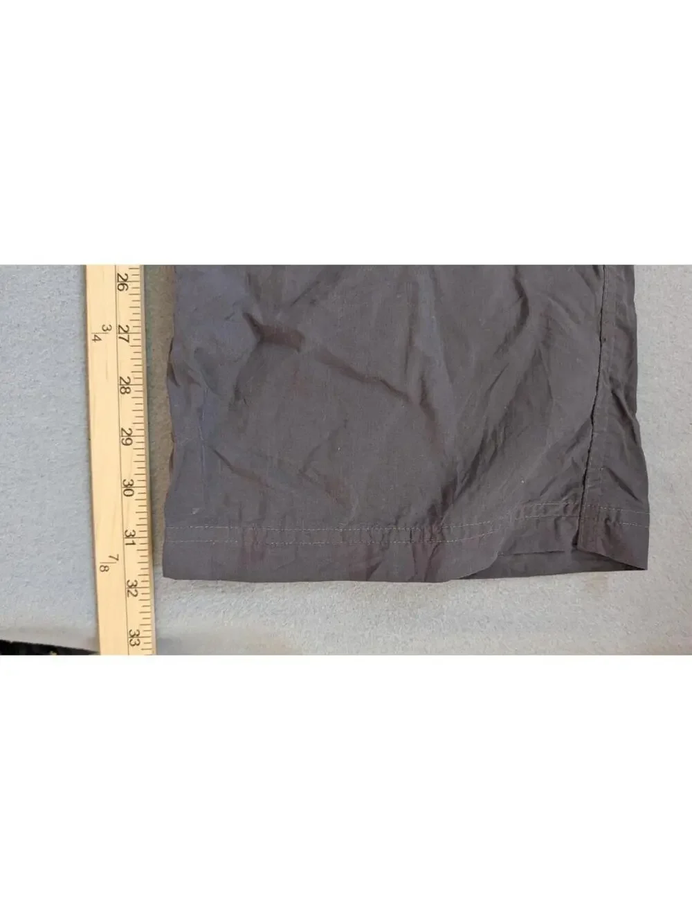 The North Face Pants Mens XL Gray Elastic Waist Cargo Pockets Lightweight Hiking